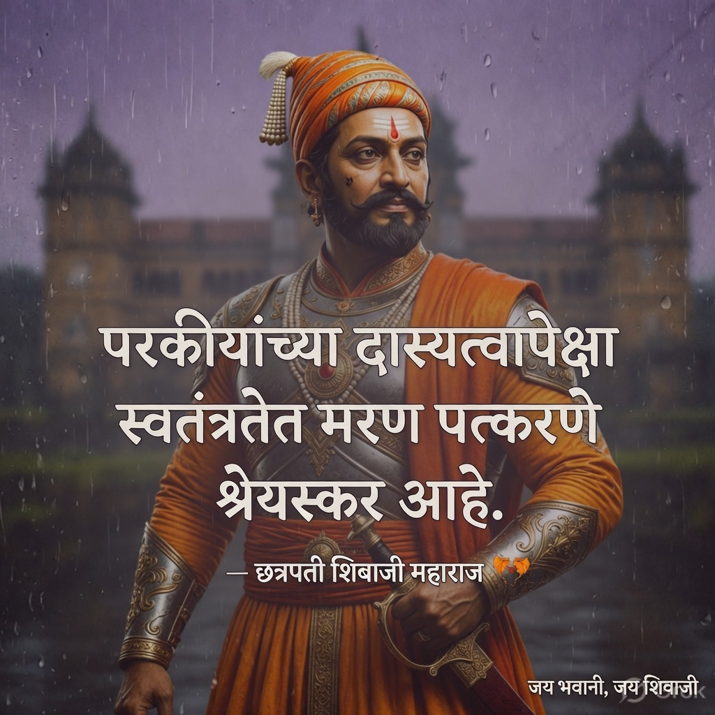 Shivaji Maharaj Quotes in Marathi