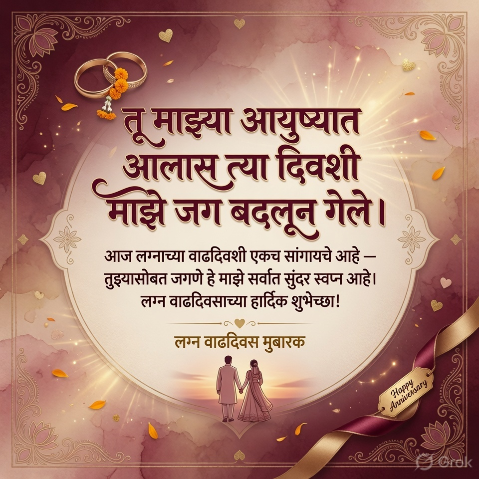 Anniversary Quotes in Marathi